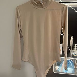 Nude Turtle neck body suit